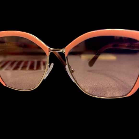 Prada Women's Sunglasses in Pink and Brown. #14 Offer - Picture 5 of 7